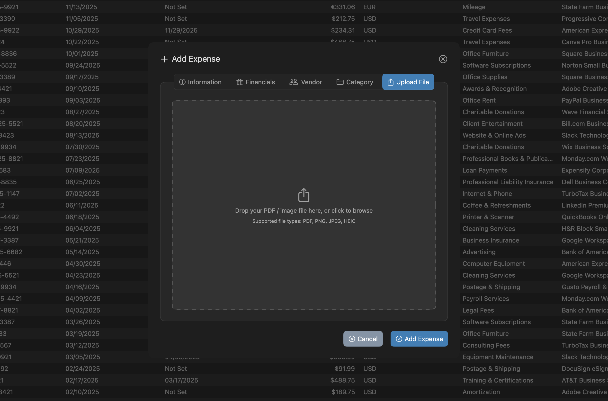 Screenshot for billkit