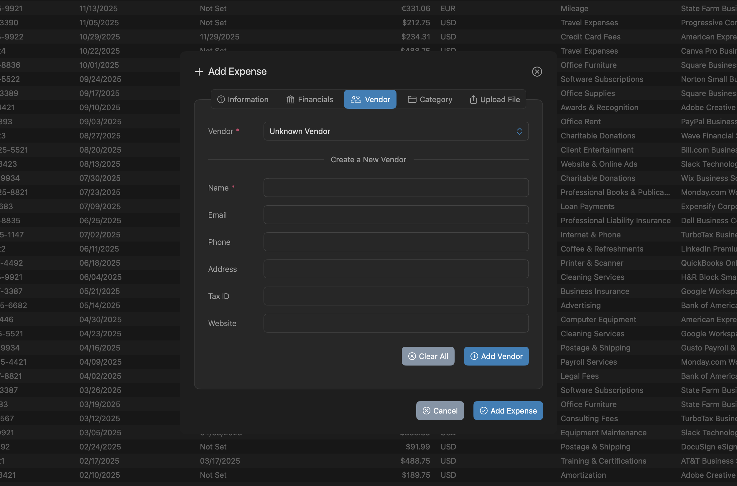 Screenshot for billkit