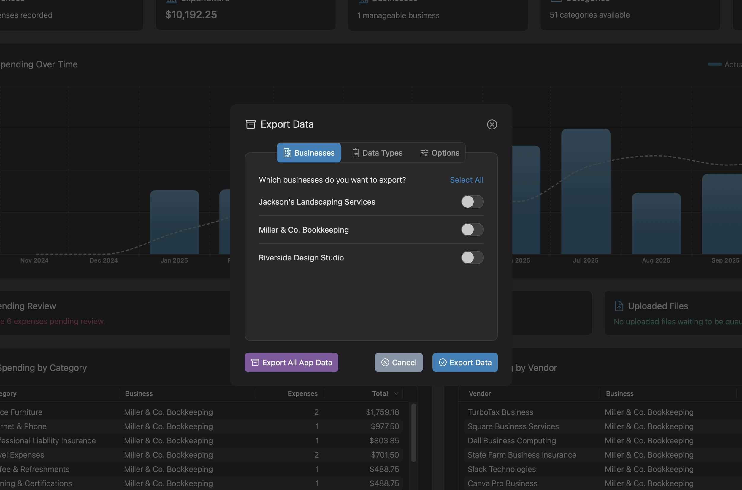 Screenshot for billkit