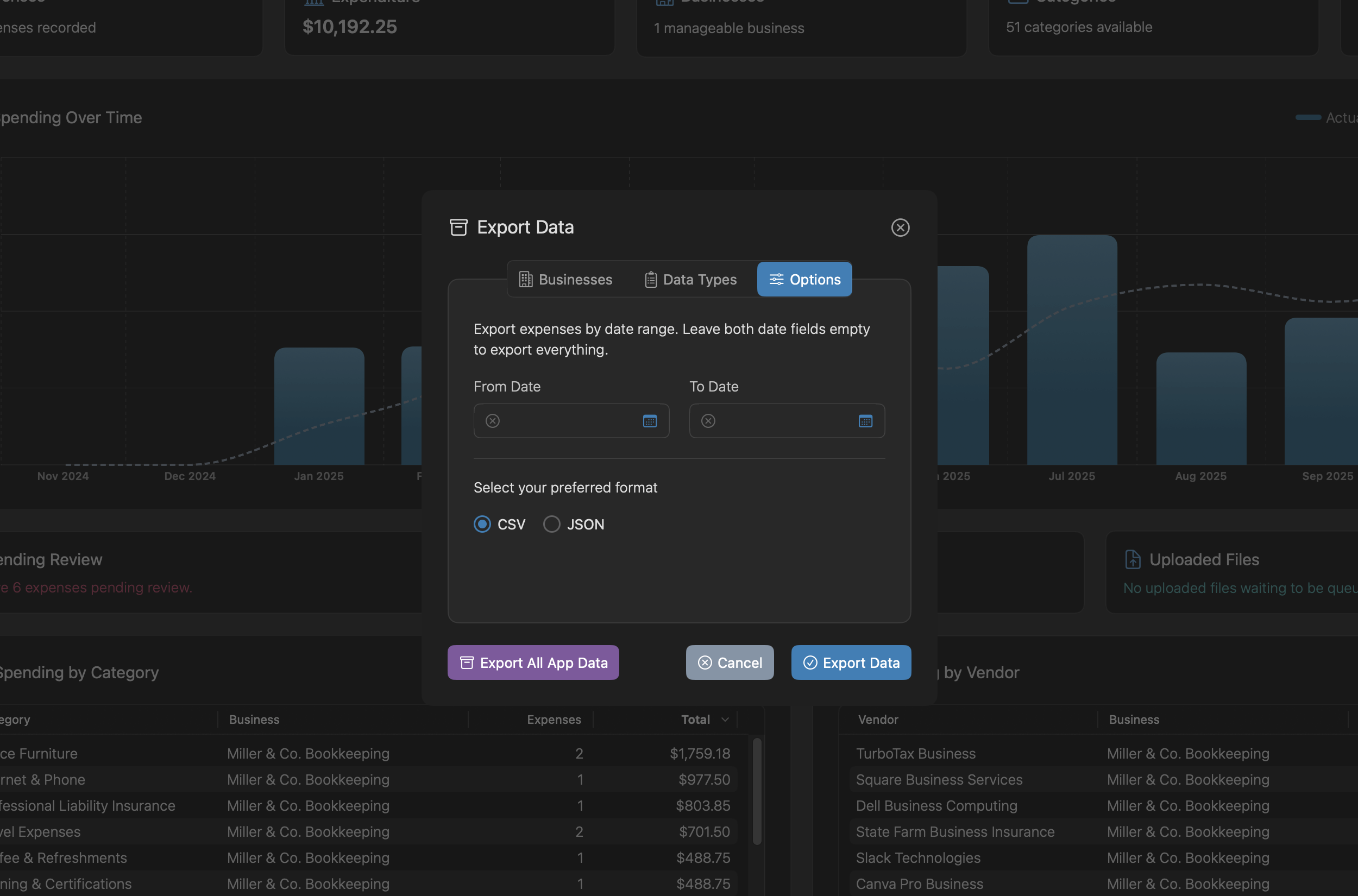 Screenshot for billkit