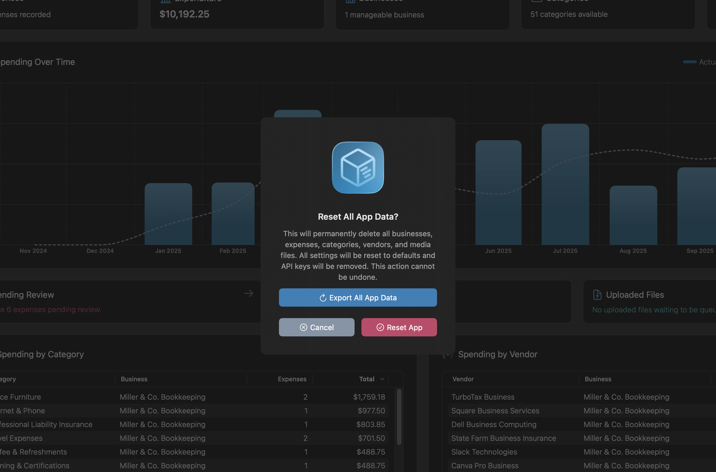 Screenshot for billkit