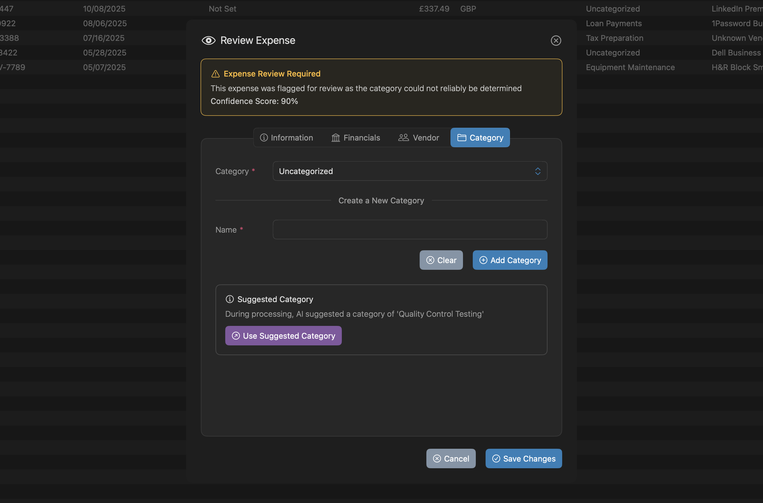 Screenshot for billkit