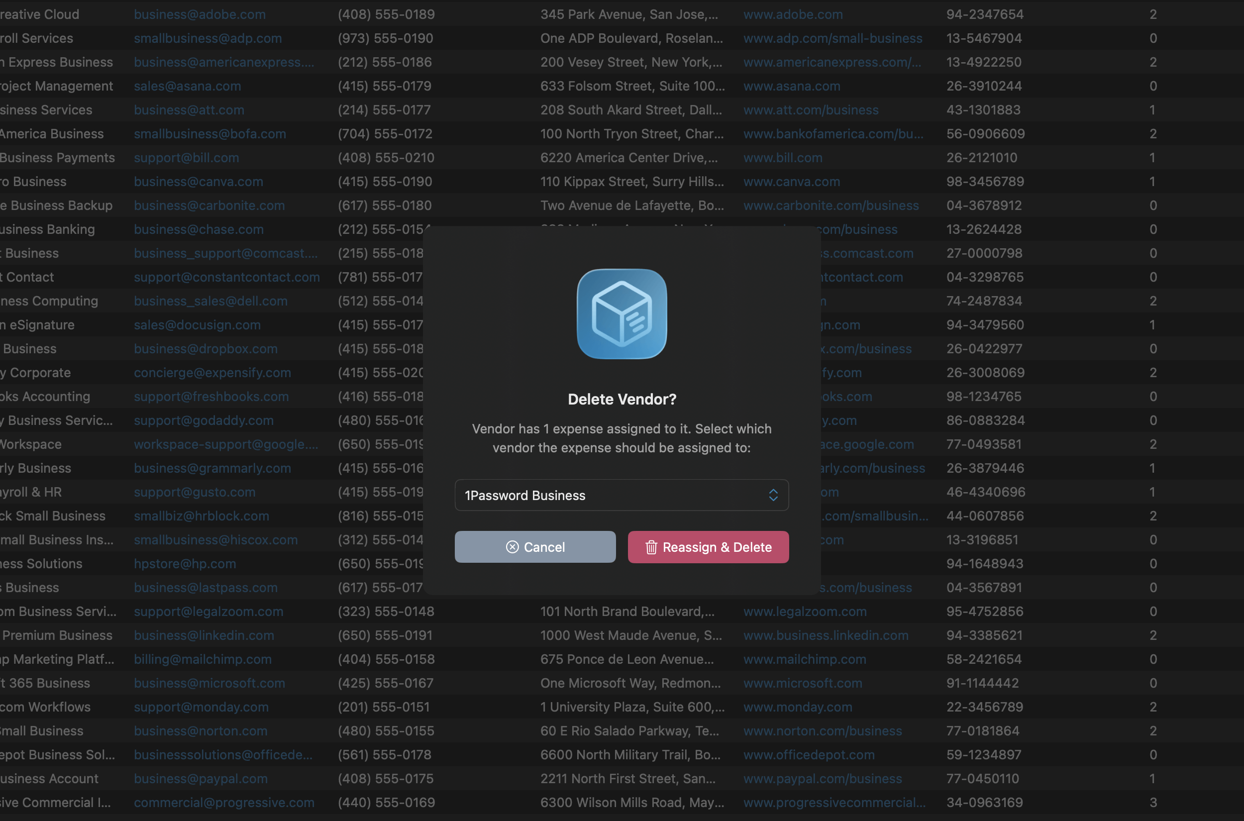Screenshot for billkit